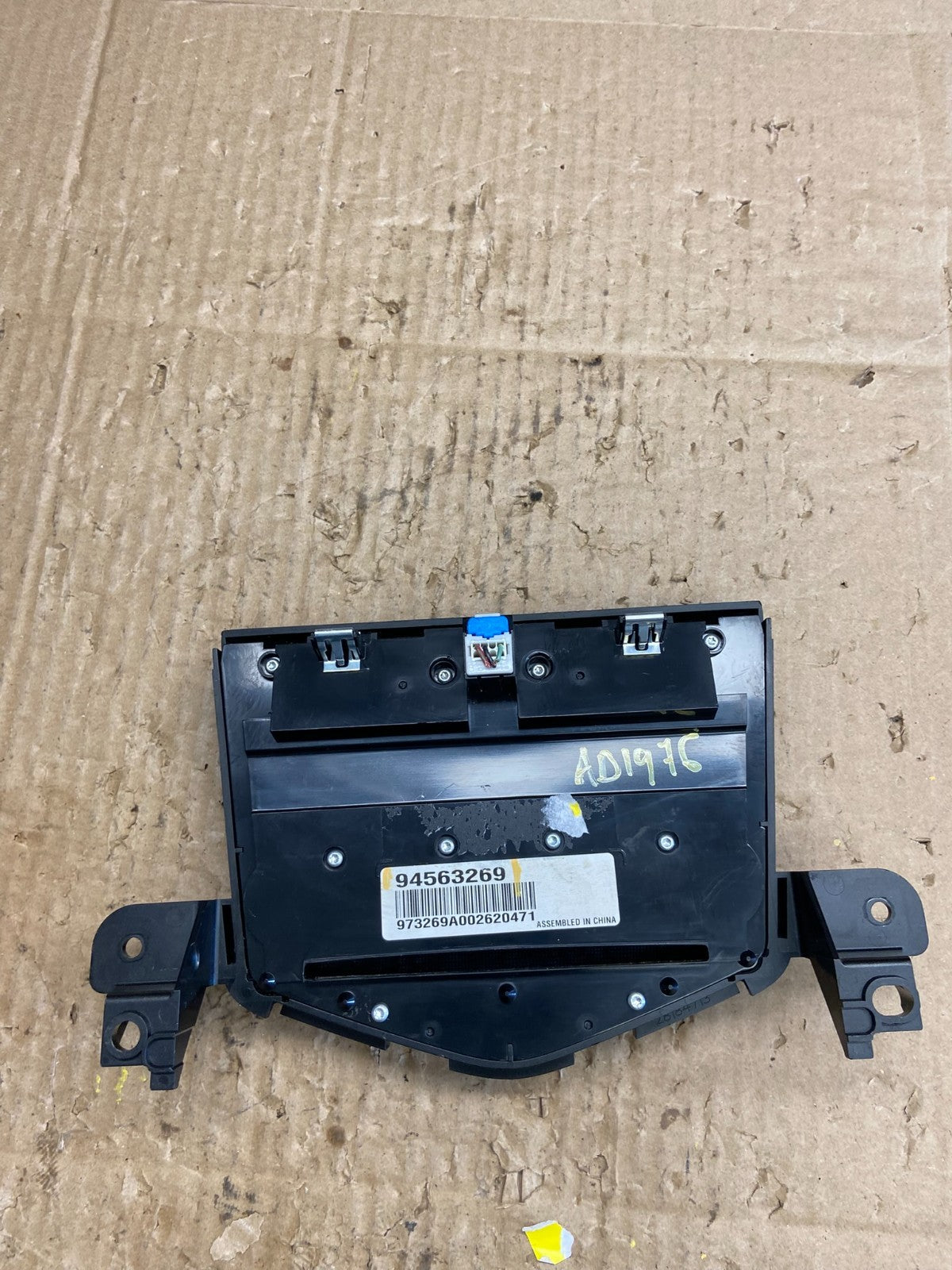 2011-2016 Chevrolet Cruze Radio XM CD MP Player Control Panel 94563269 AD1976 DG3