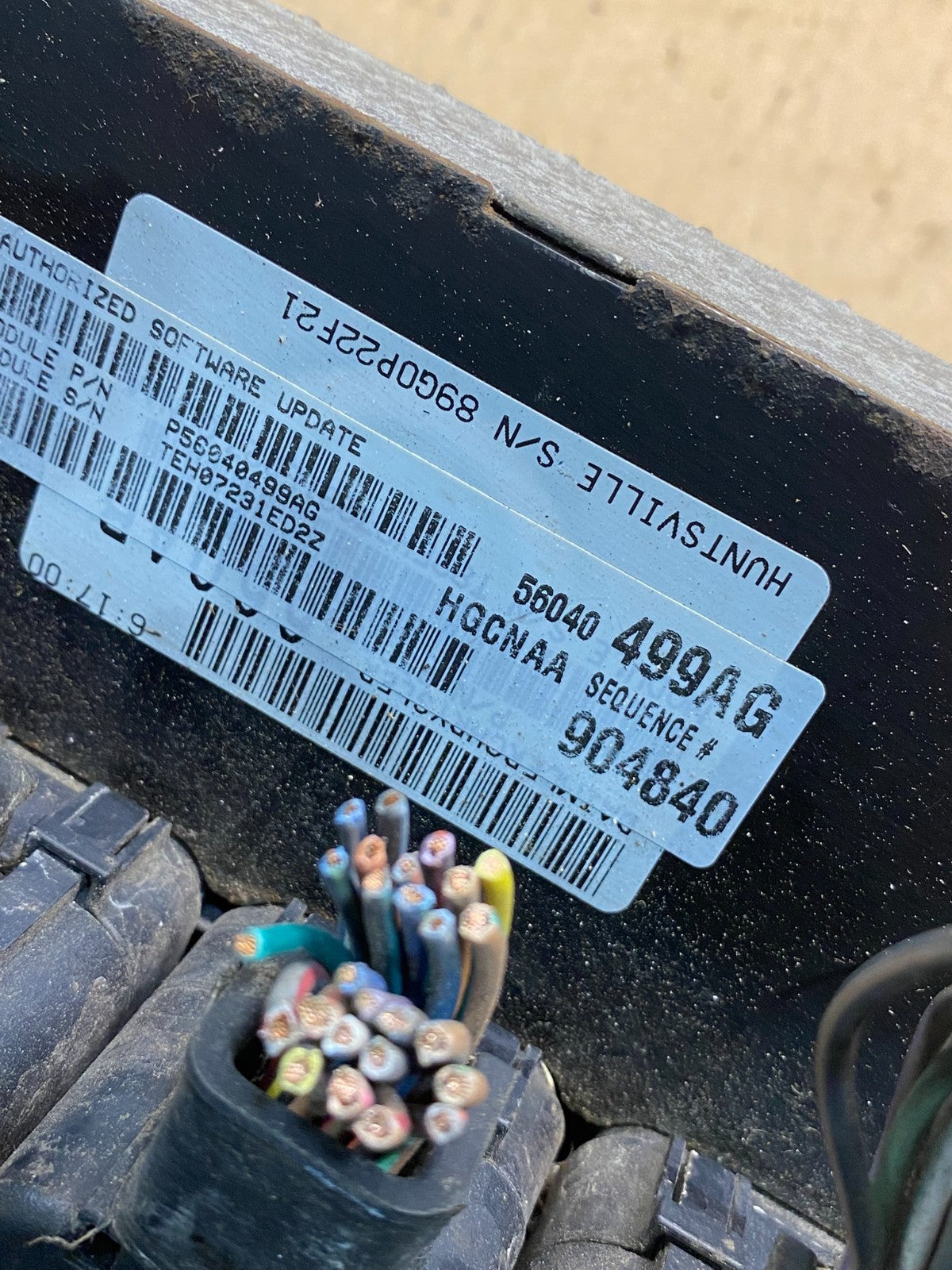 2003 Dodge Dakota 4.7L Engine Computer ECM ECU p56040499ag AH4608 DG2