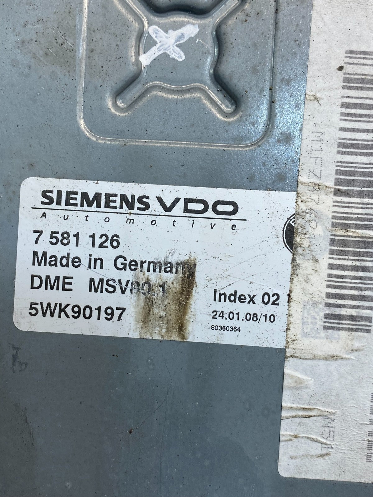 2007 - 2011 BMW 328i 528i E90 ECM ECU Engine Computer 7581126 AI9830 DW2