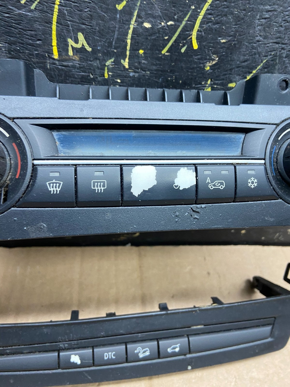 2007-2013 Bmw X5 AC Heater Climate Control Temperature Panel Trim Oem aa8131 DG1