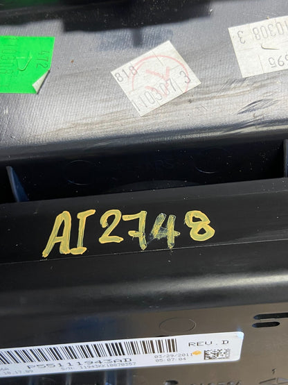 2008 to 2012 Jeep Liberty Dash Climate Temperature Control Radio Bezel AI2748 DG5