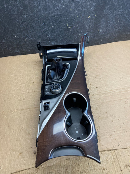 2014-2016 Infiniti Q50 Front Center Console Cup Shifter Bezel Trim AF2357 DG0