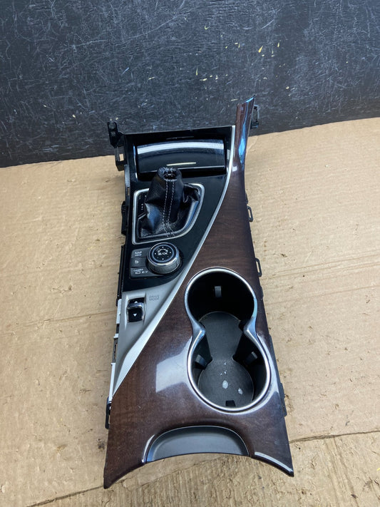 2014-2016 Infiniti Q50 Front Center Console Cup Shifter Bezel Trim AF2357 DG0
