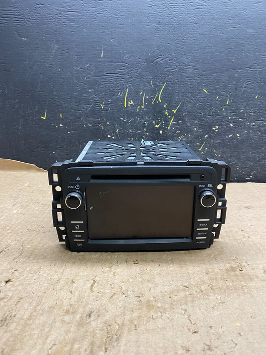 2013 to 2014 Chevrolet Traverse Am Fm Cd Player Radio Screen Display Z1944 DG0