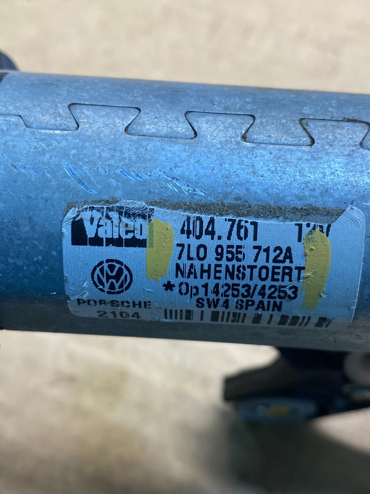 2004 to 2007 Volkswagen Touareg Rear Windshield Wiper Motor ad7503 DG5