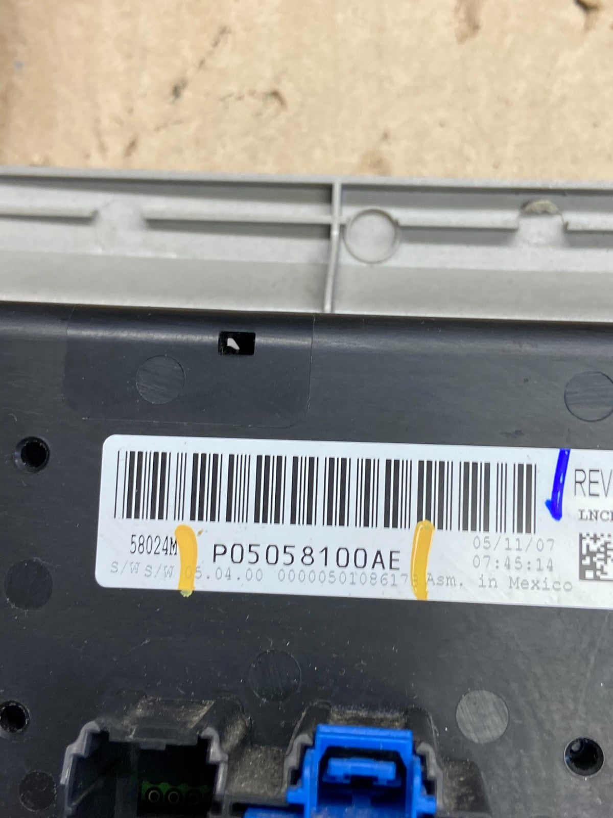 2008 2010 Dodge Avenger Center Dash A/C AC Climate Control Bezel Trim AB2076 DG5