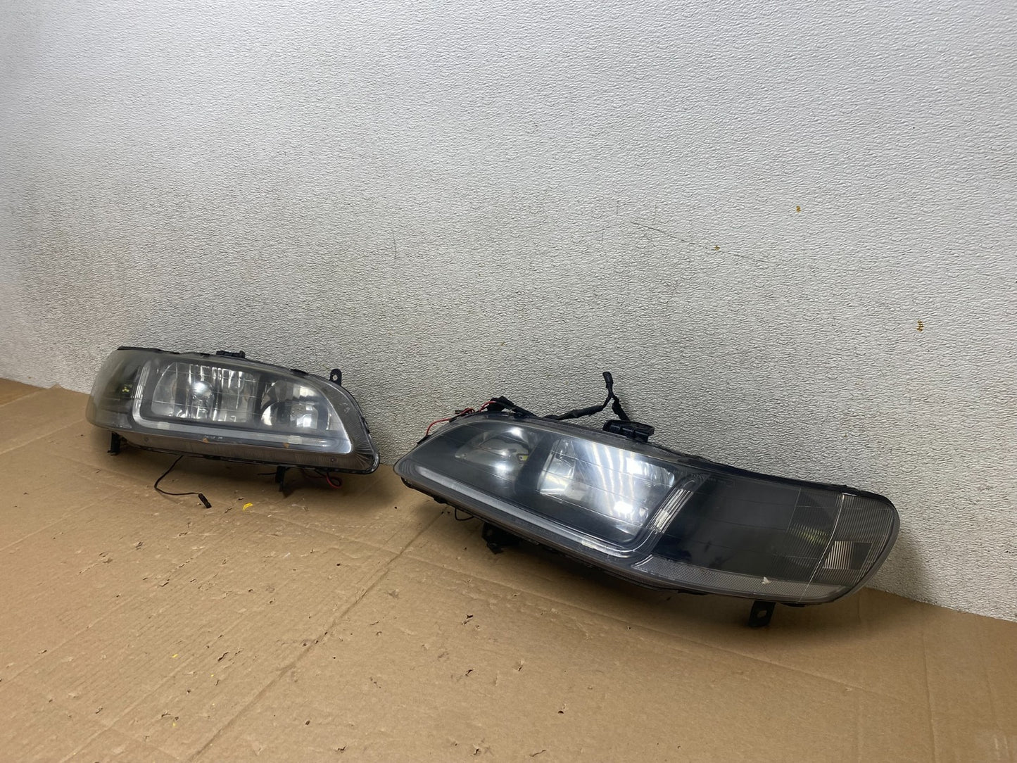 2001 - 2002 Honda Accord Left + Right Side LED Black Smoke Headlight t5681 DG1