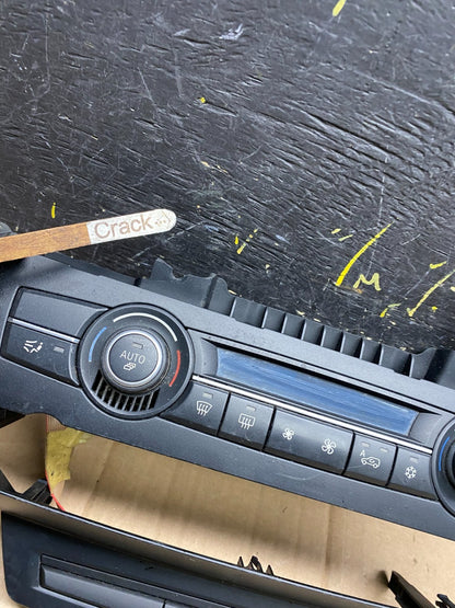 2007-2013 Bmw X5 AC Heater Climate Control Temperature Panel Trim Oem AA4696 DG1