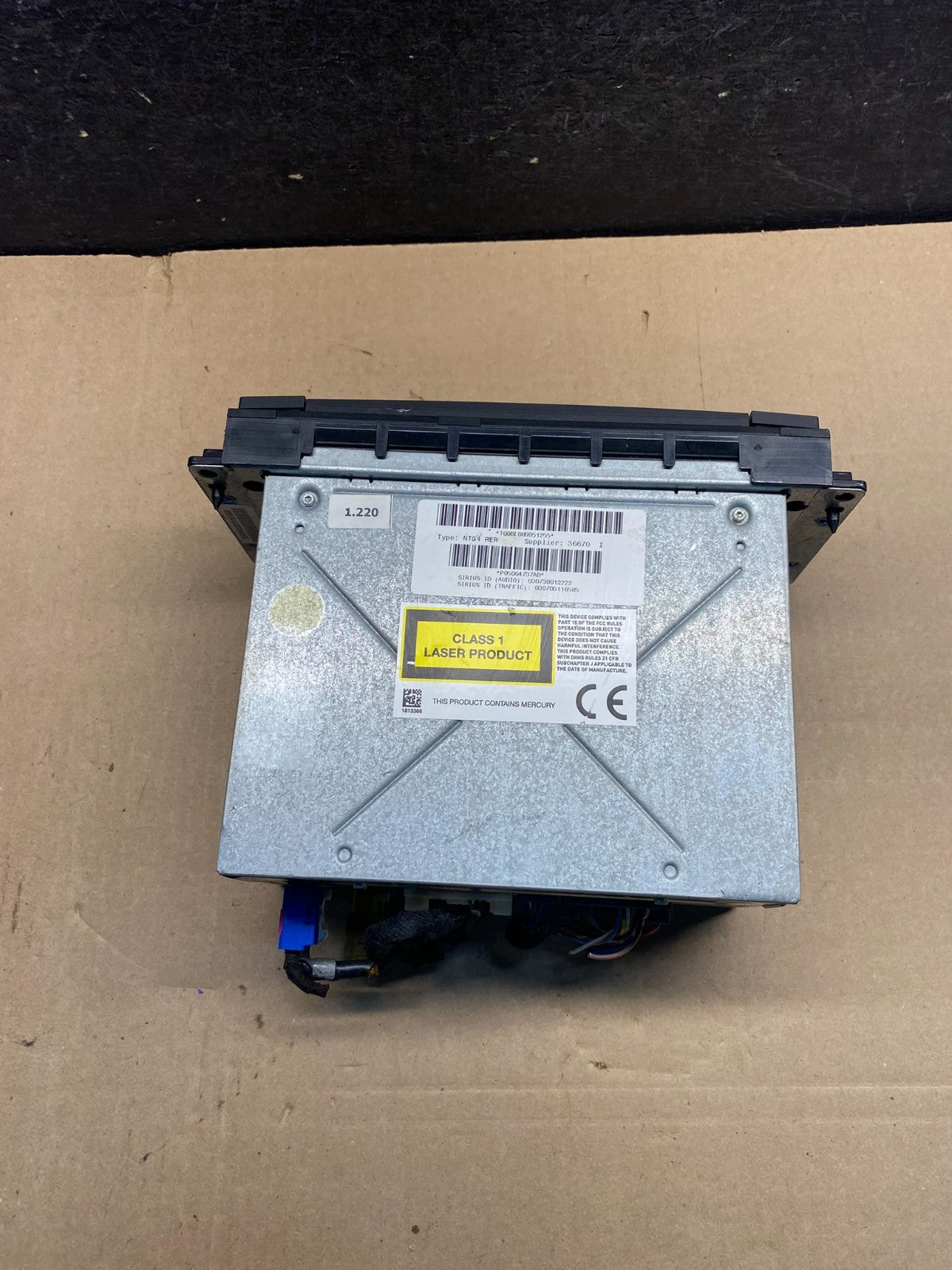 2008 2010 Jeep Dodge Chrysler Screen Display CD Player Satellite Radio ag1954 DG3