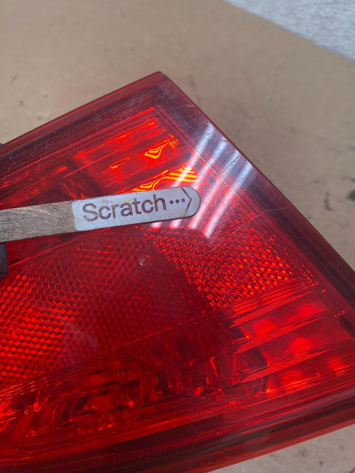 2010-2014 Subaru Legacy Left Driver LH Side Tail Light Inner OEM P4999 DW3