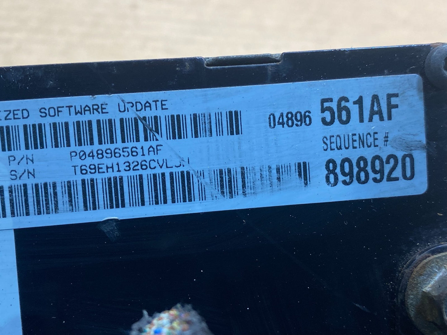 2006 Dodge Magnum Charger 300 3.5L Engine Control Unit ECU AD9805 DG2