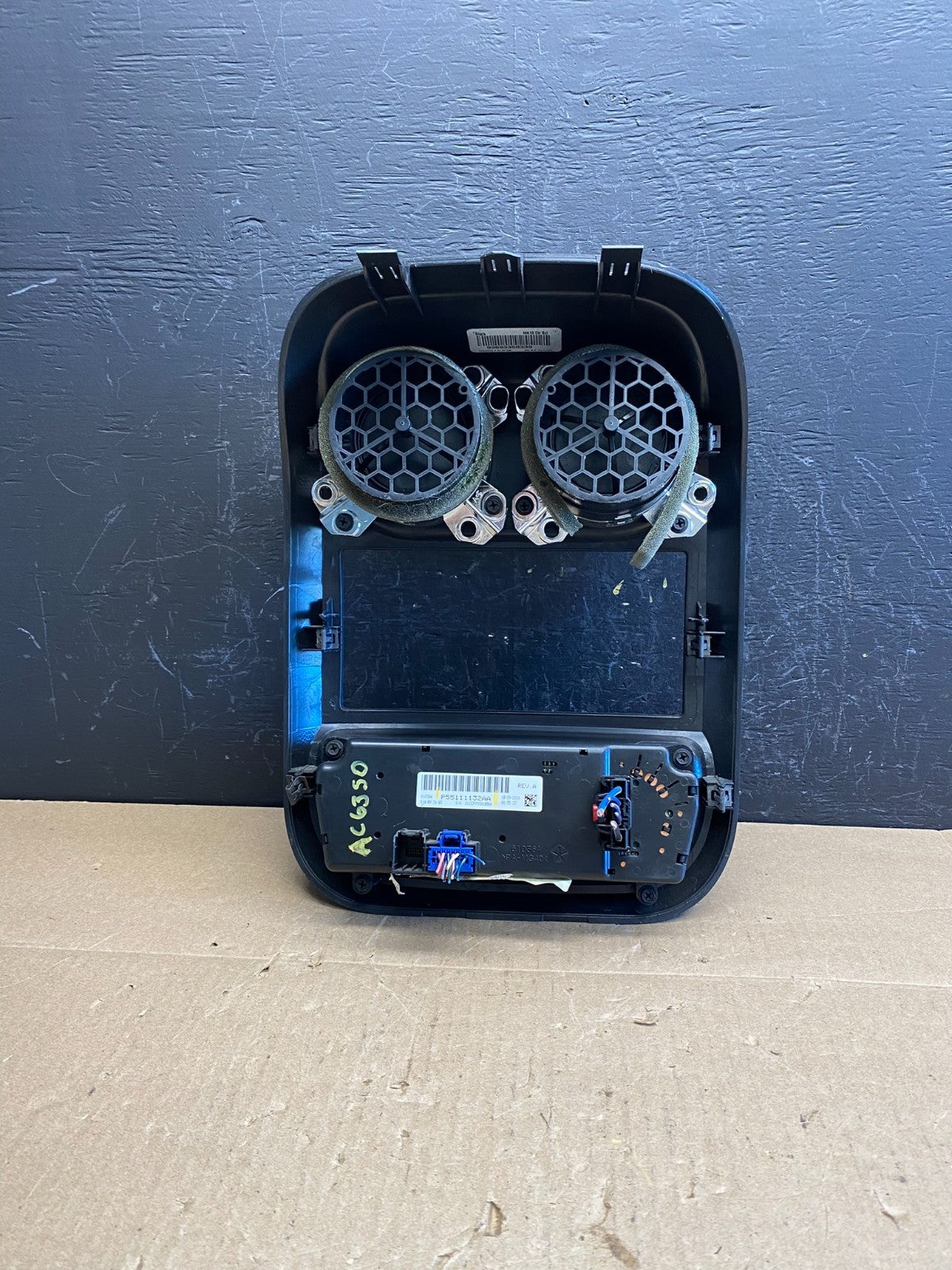 2011 to 2017 Jeep Patriot Dash Climate Temperature Control Radio Bezel AC6350 DG4