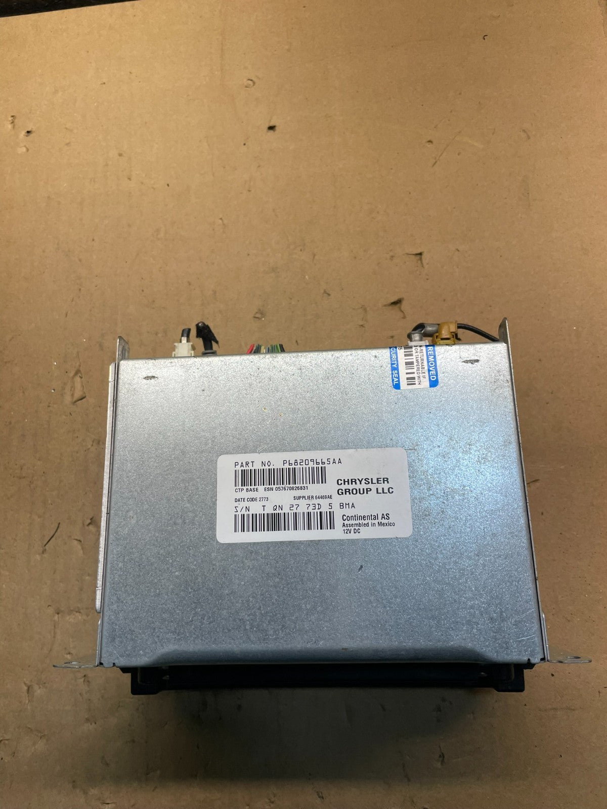 2013 - 2014 Dodge Journey Radio Info Media CD Player Unit W4359 DG4