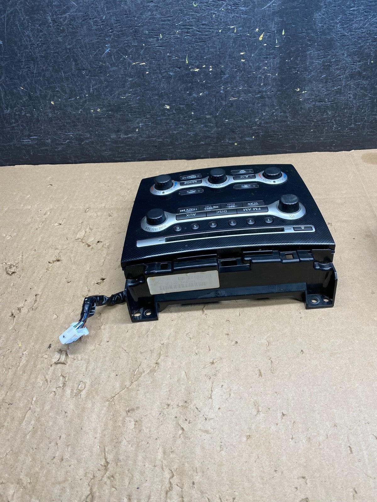 2009 - 2014 Nissan Maxima Radio Panel Climate Control Bezel Trim AJ1606 DG2