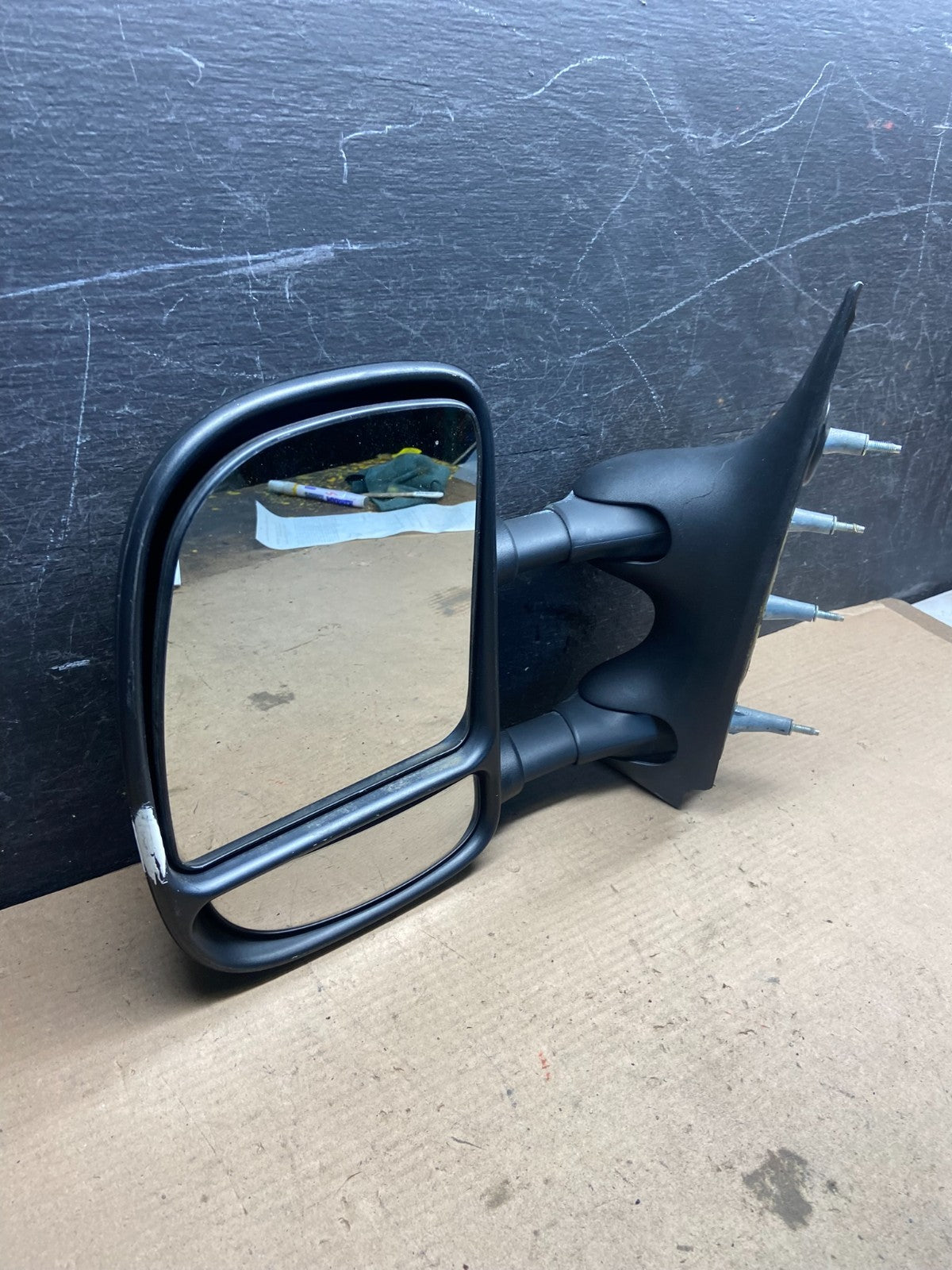 2009-2016  Ford E150 E250 Van Left Driver Side Door View Two Arm Mirror Q1502 DG8