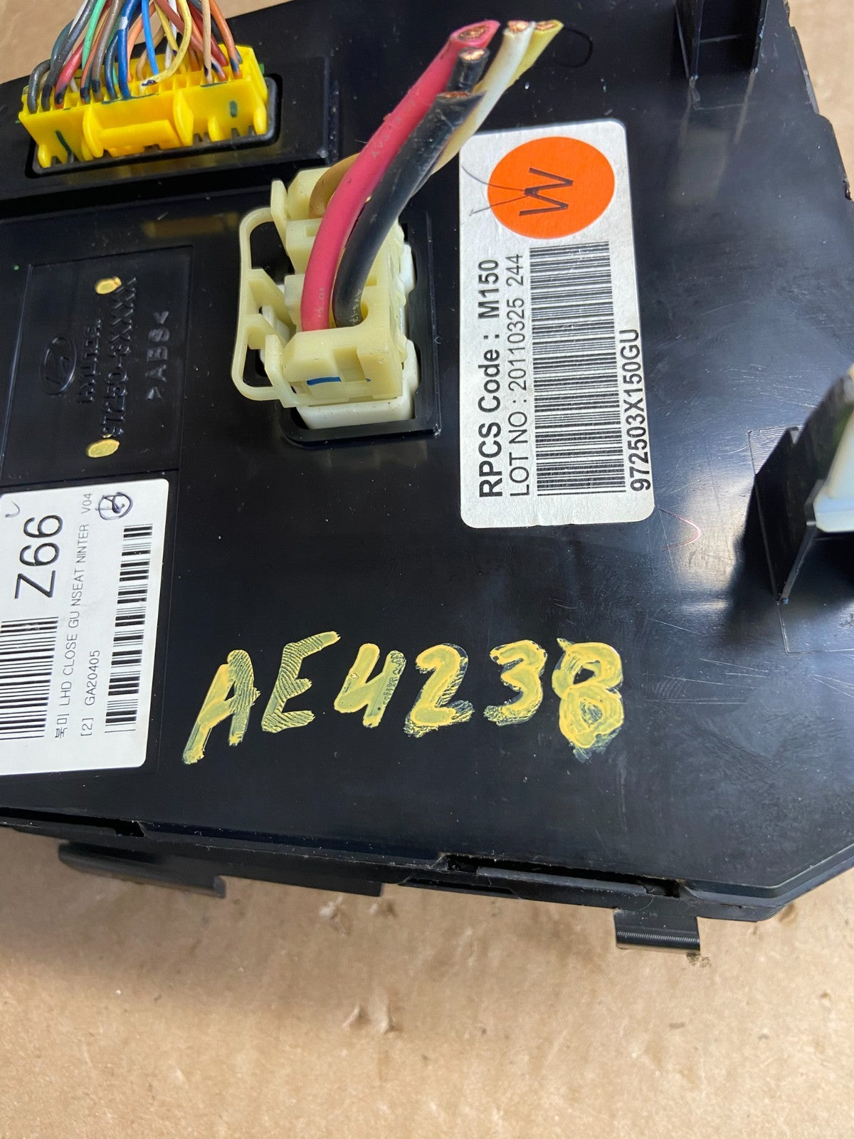 2011 - 2013 Hyundai Elantra Center Heater A/C AC Climate Control Panel AE4238 DG6
