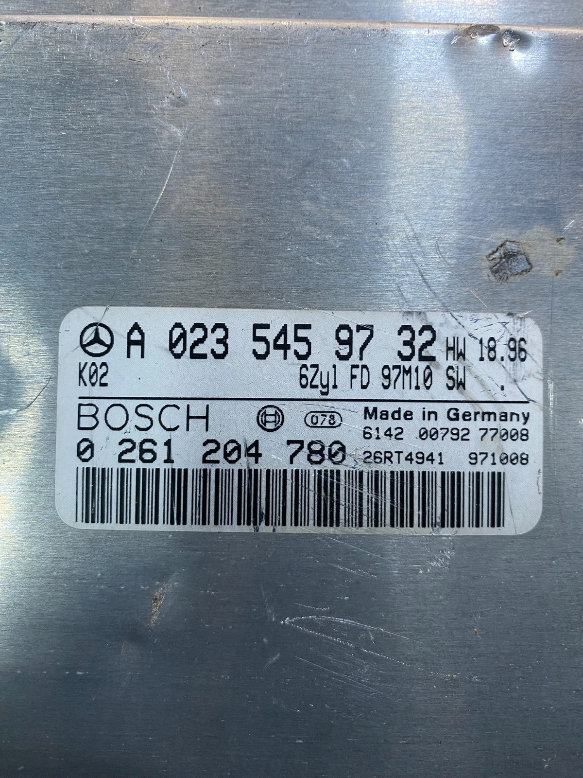 1998 2000 Mercedes Benz ML320 Engine Computer Ecu Ecm AB3826 DG2