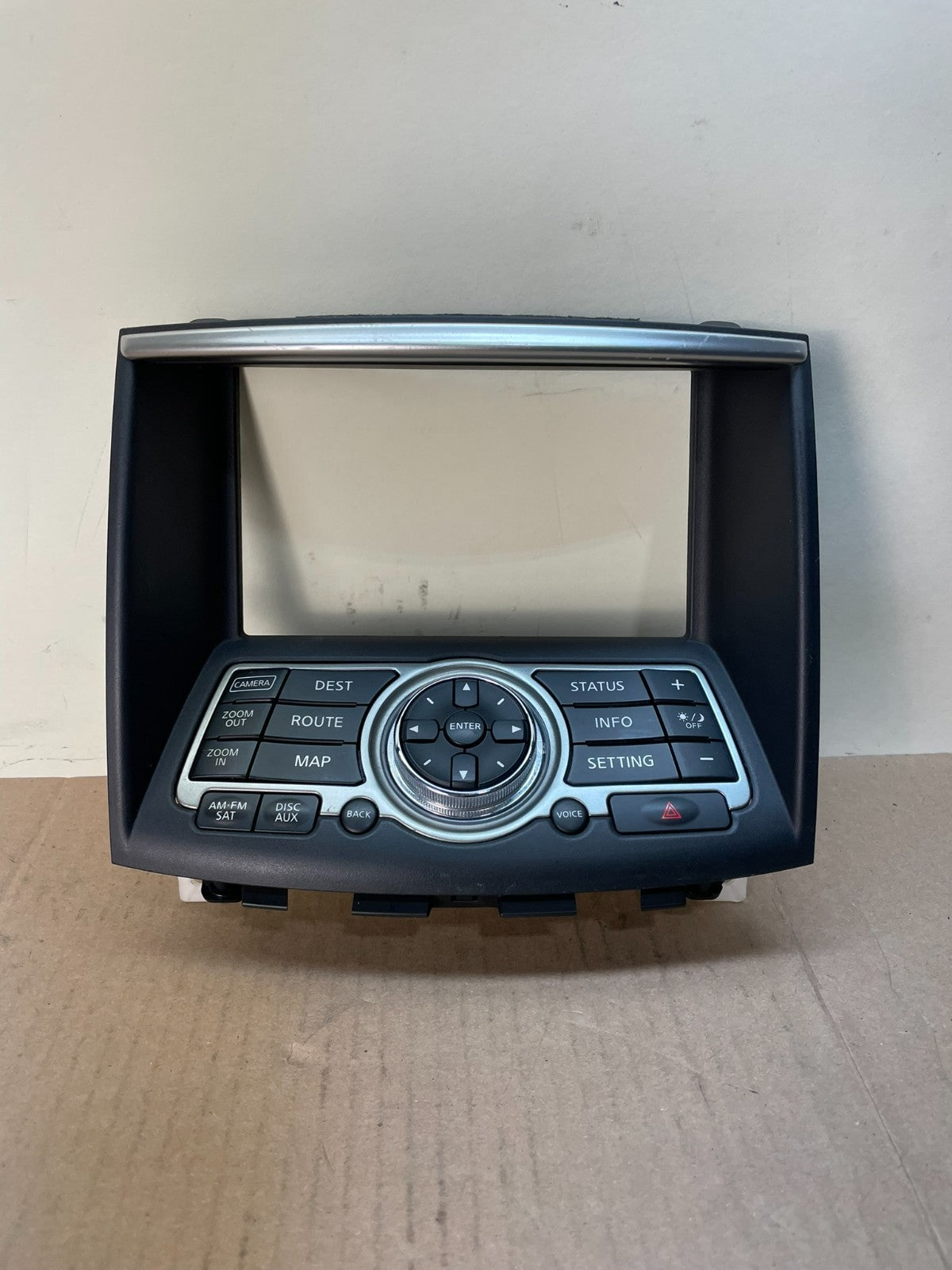2014 to 2017 Infiniti QX50 Radio Player Climate Control Panel Bezel aj0721 DG0