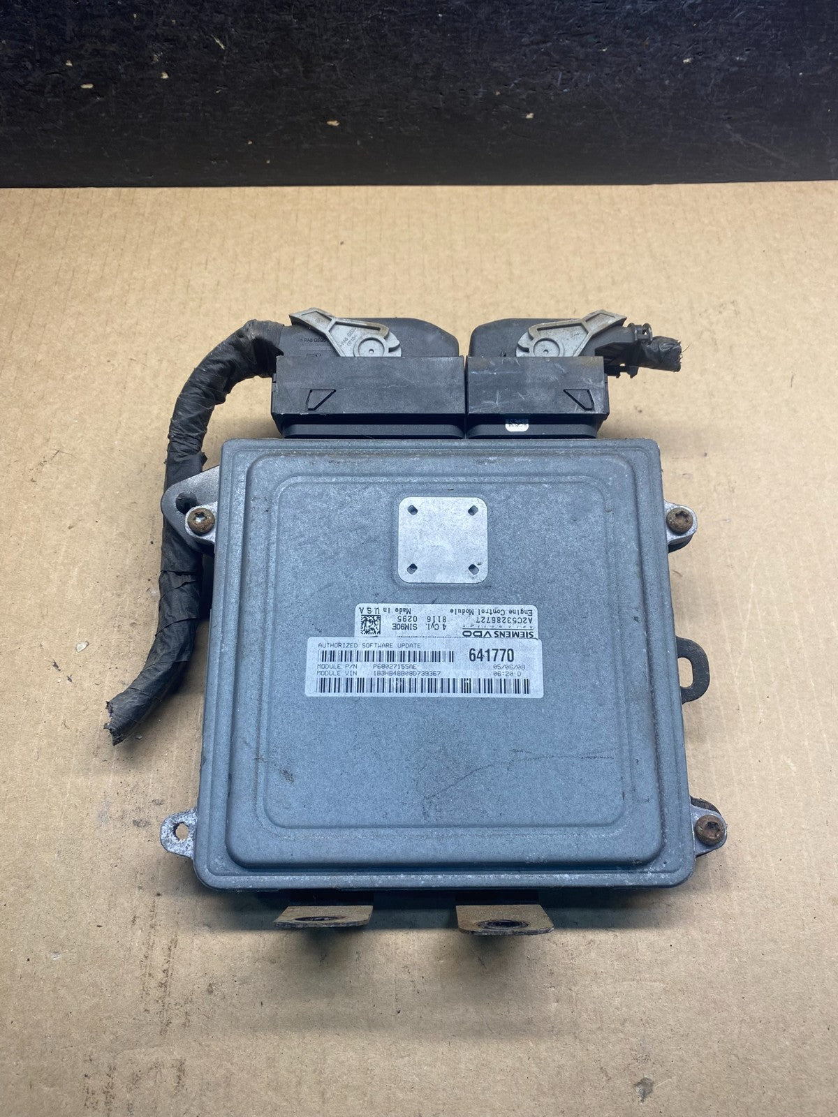 2007 to 2010 Dodge Caliber ECM Engine Computer Module ECU AG6153 DG0