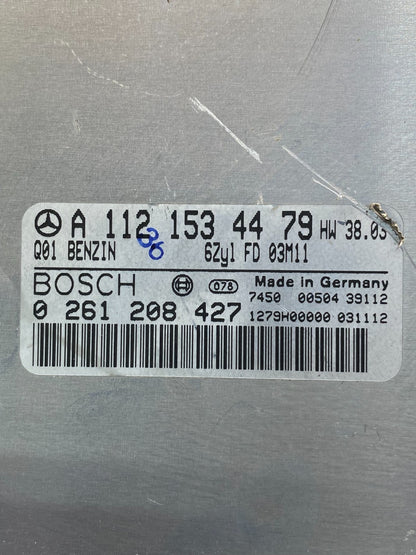 1999 to 2005 Mercedes E320 CLK320 Engine Control Unit ECU Module AG9396 DW2