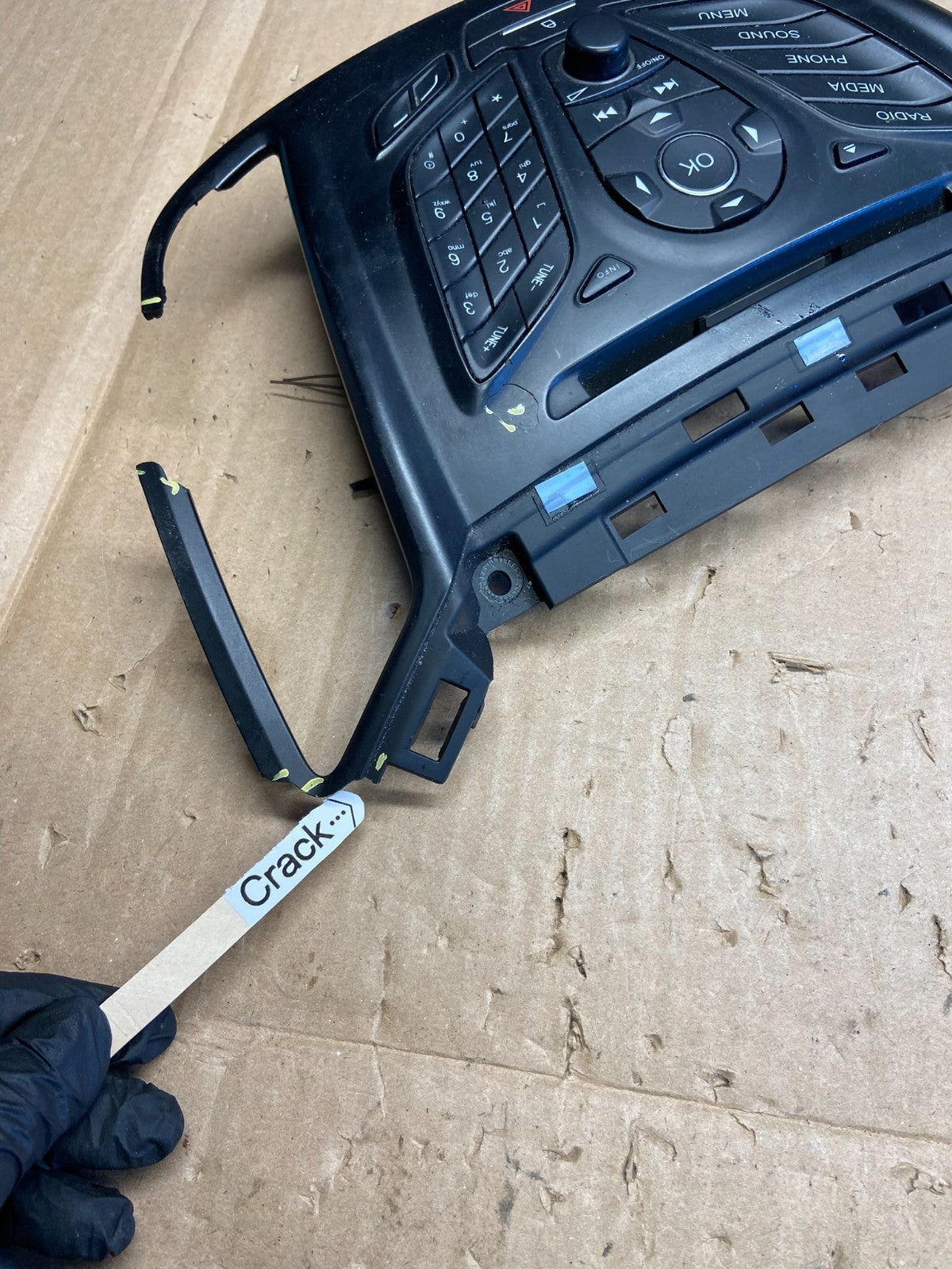 2013 2014 2015 2016 Ford Escape Dash Radio Control Panel Bezel ah5640 DG3