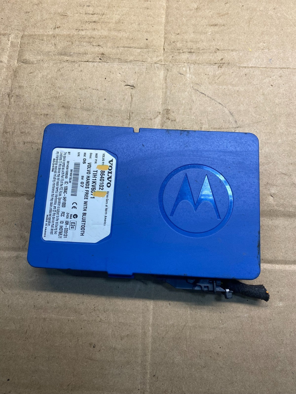 2003-2014 Volvo Bluetooth Hands Free Mobile Phone Control Module ae8237 dDG0