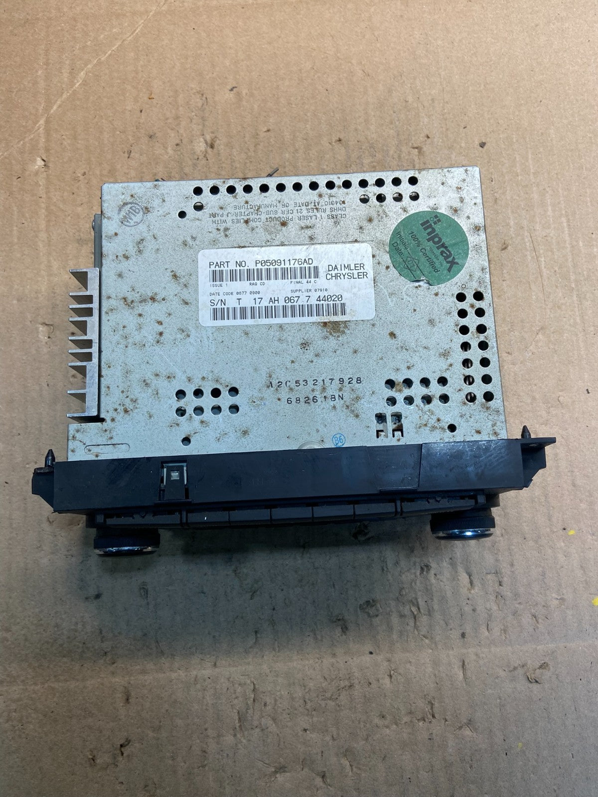 2005 2008 Jeep Dodge Chrysler Screen Display CD Player Satellite Radio T8349 DG3