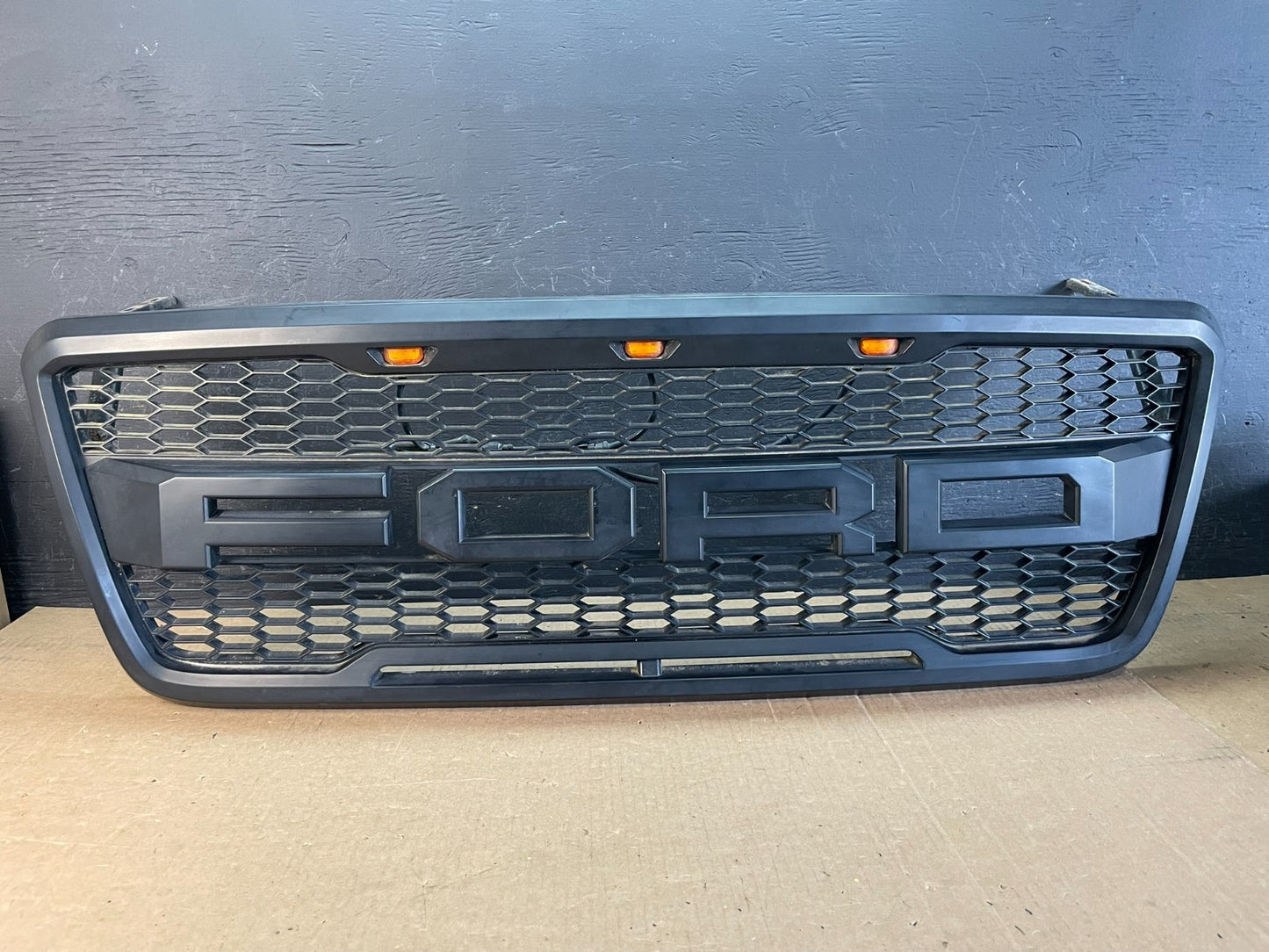 2004 to 2008 Ford F150 Raptor Style Front Upper Grille Grill Black AD0246 DG0