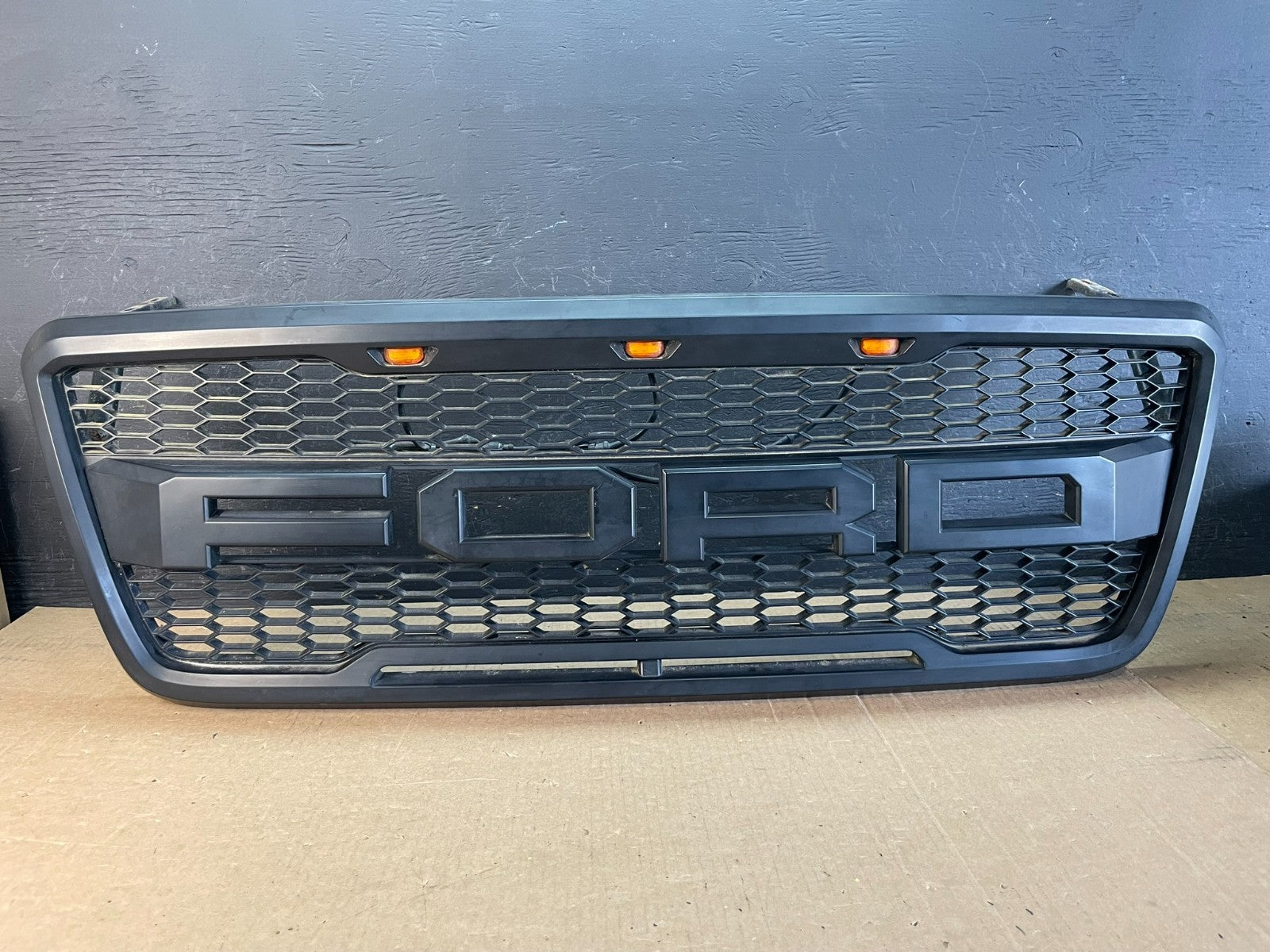 2004 to 2008 Ford F150 Raptor Style Front Upper Grille Grill Black AD0246 DG0