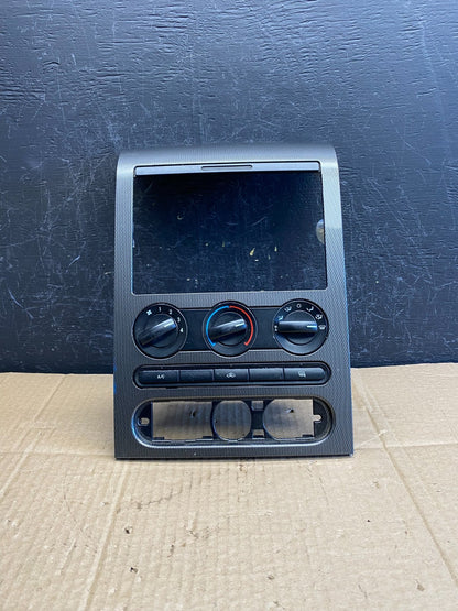 2004 to 2008 Ford F150 Radio Climate Dash Bezel Surround Black AC9426 DG0