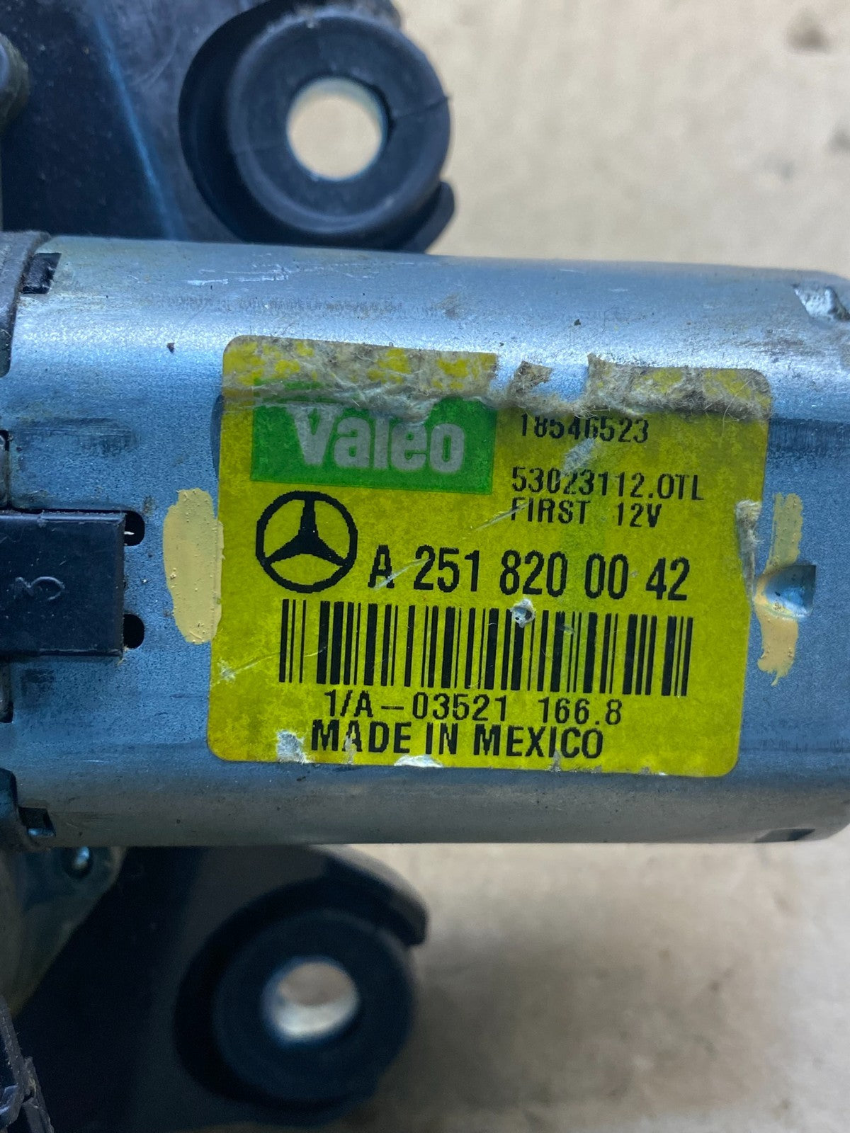 2006-2013 Mercedes GL450 ML500 R550 Rear Glass Windshield Wiper Motor ag9615 DG5