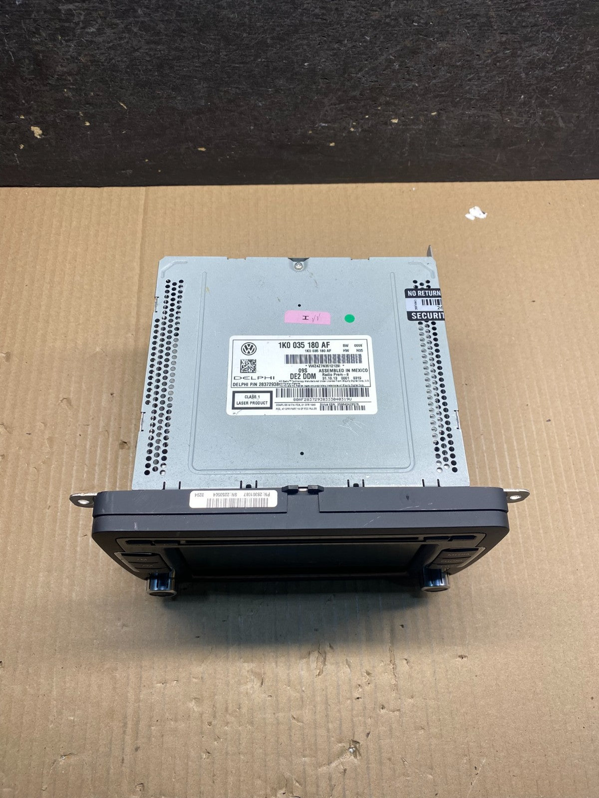 2012 to 2017 Volkswagen Passat Jetta Radio CD Player AM/FM Media AJ0338 DG4