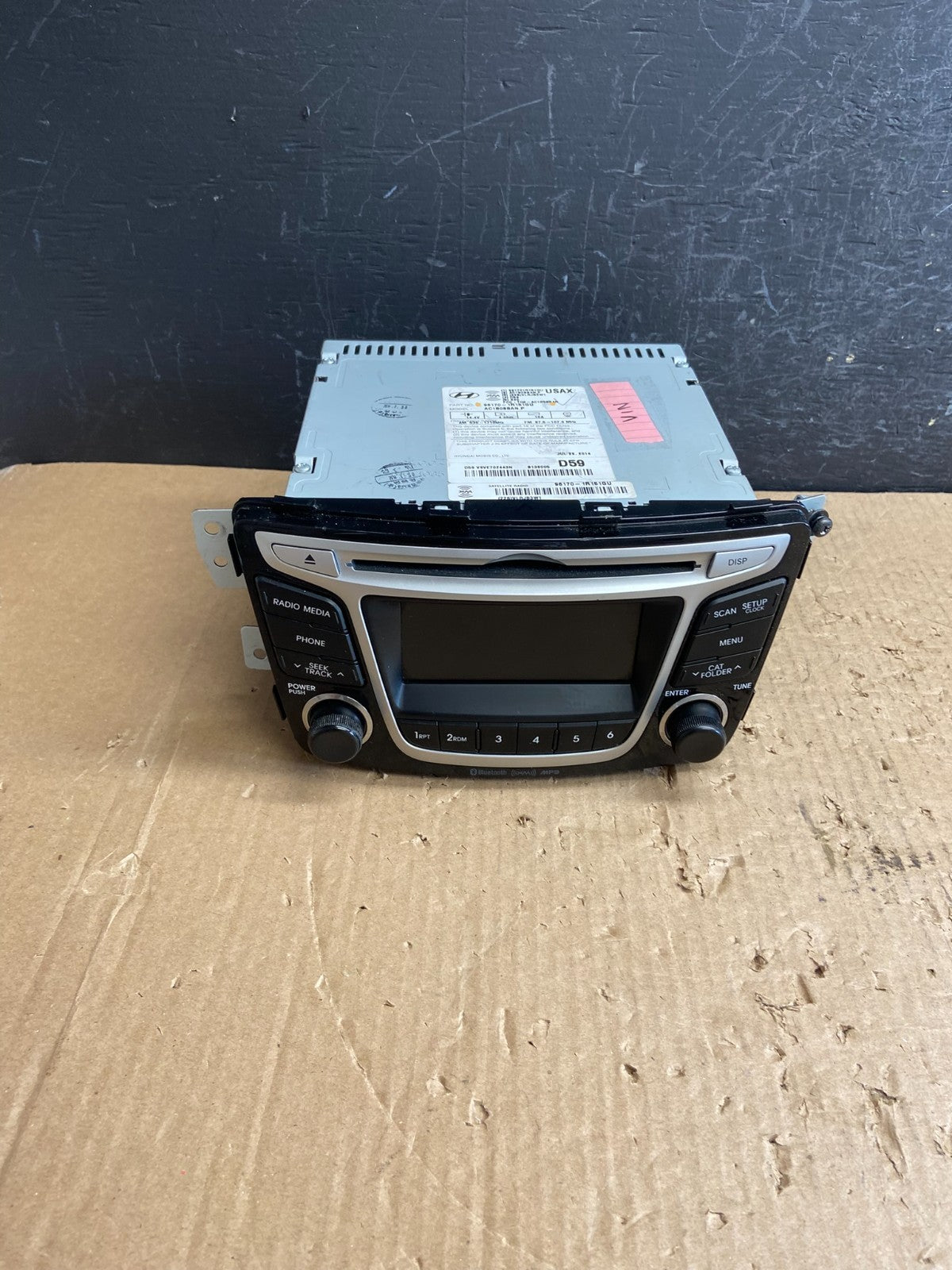 2012 2013 2014 Hyundai Accent Radio Cd Mp3 Player AE4473 DW0