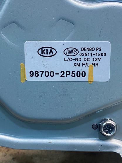 2014-2015 Kia Sorento Rear Glass Windshield Wiper Motor OEM aa2826 DG5
