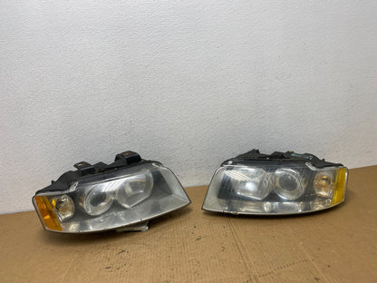2002-2005 Audi A4 Sedan Left+Right Side Halogen Headlights AC7710 DW0