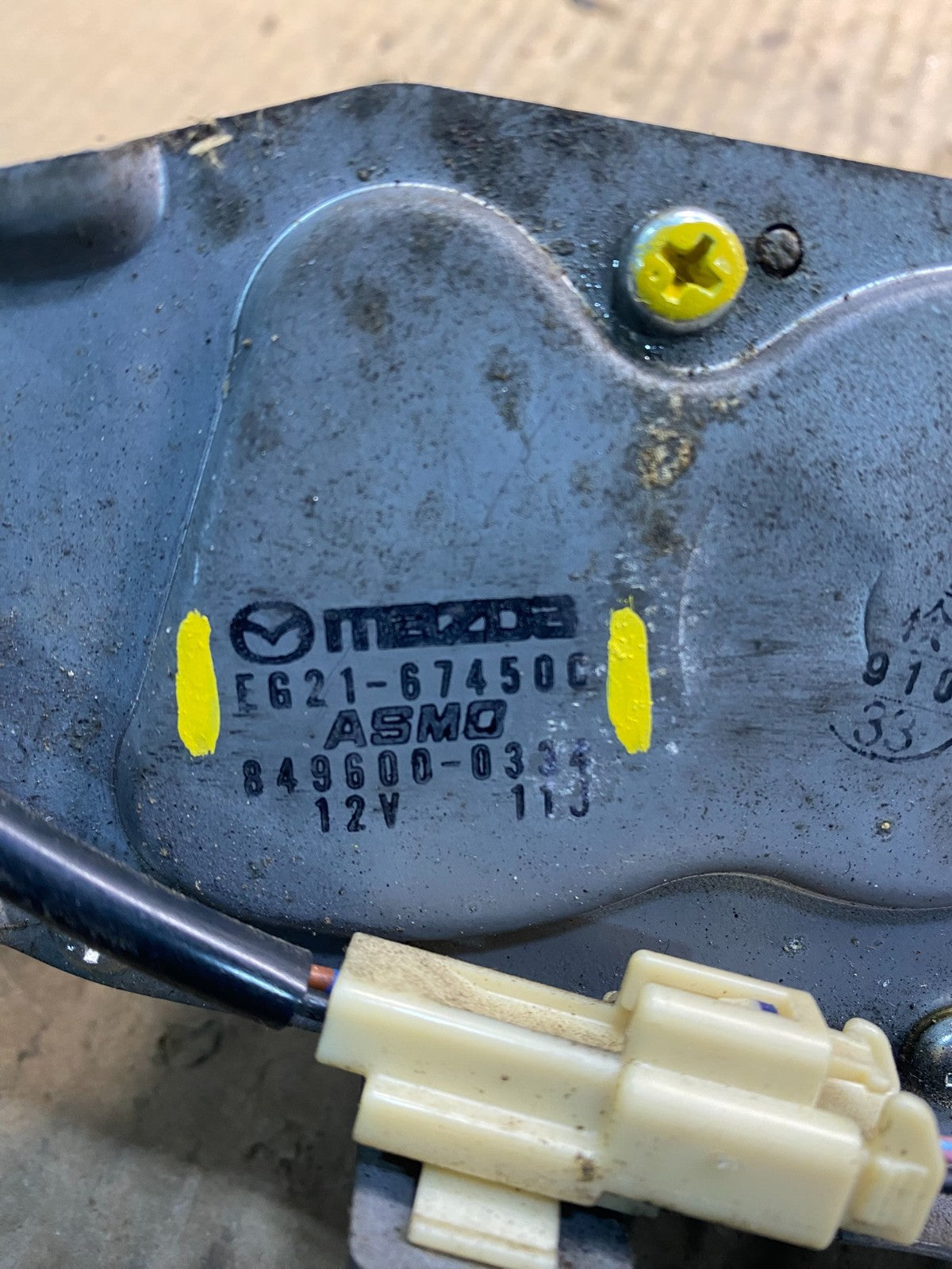 2007 to 2012 Mazda CX-7 CX7 Windshield Rear Wiper Motor z4786 DG6