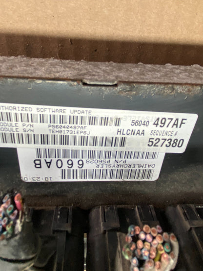2003 Dodge Dakota 4.7L Engine Computer Module ECM P56040497AF E3761 DG13