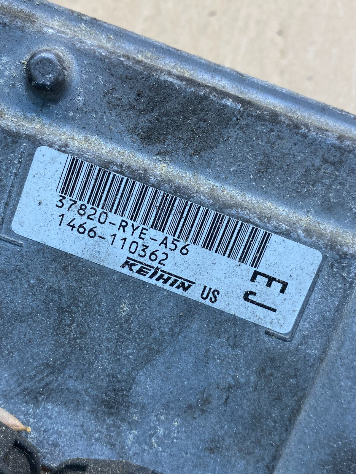 2007 Acura MDX Computer Engine Control ECU ECM 37820-rye-a56 aj0451 DG2