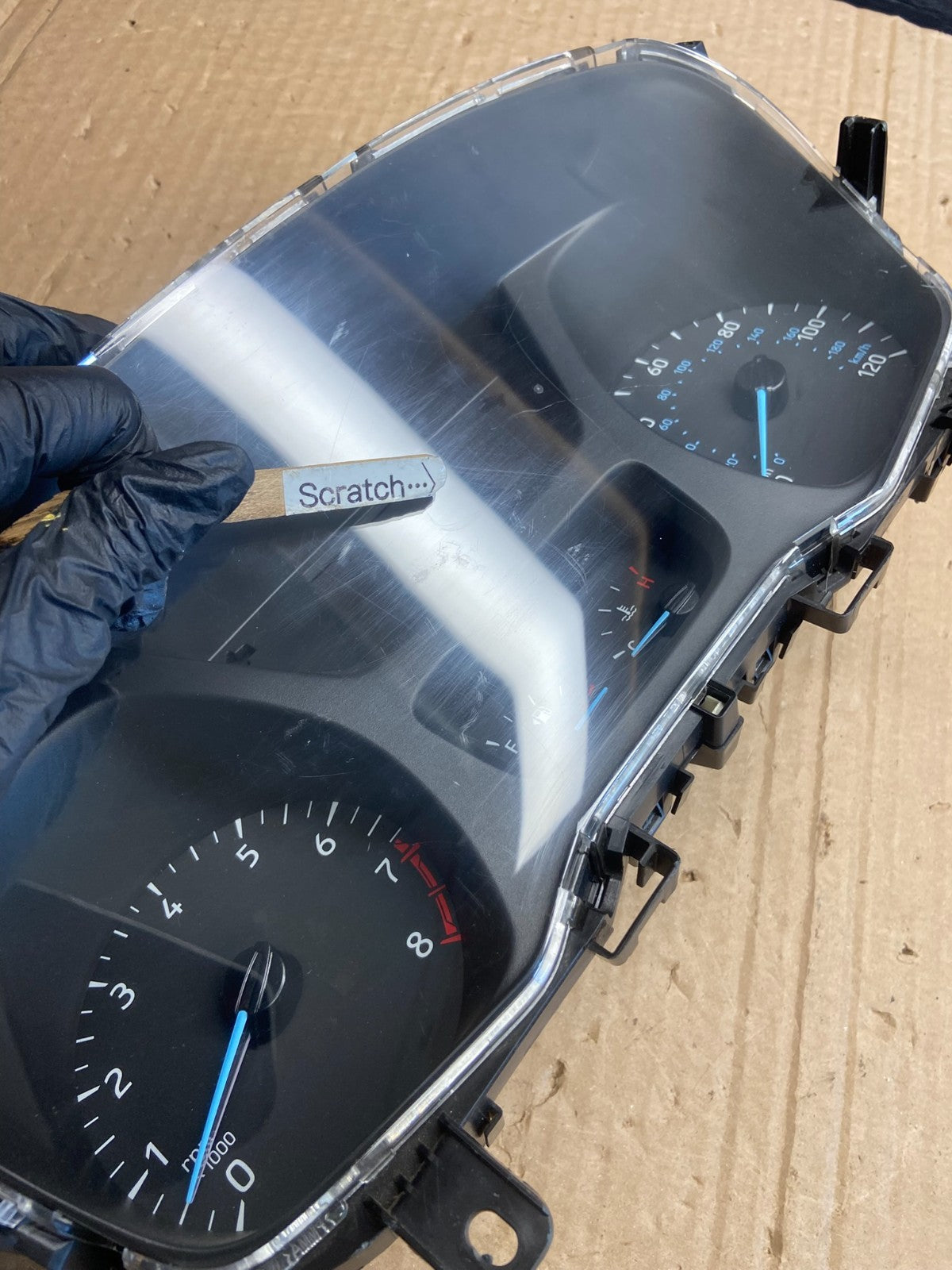 2016 to 2018 Ford Transit Connect Speedometer Cluster AF6290 DG2