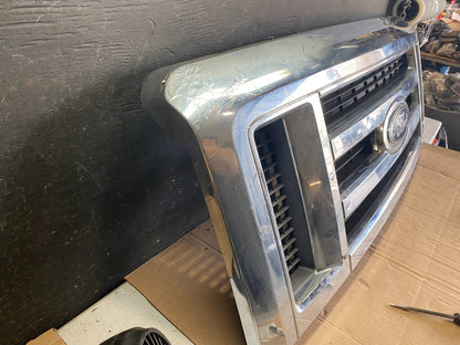 2008-2014 Ford Econoline E150 E250 Front Upper Chrome Grill Grille Oem Q0528 DG2