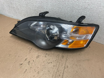 2006 to 2007 Subaru Legacy Left Driver LH Side Black Headlight DEPO Q4955 DW1