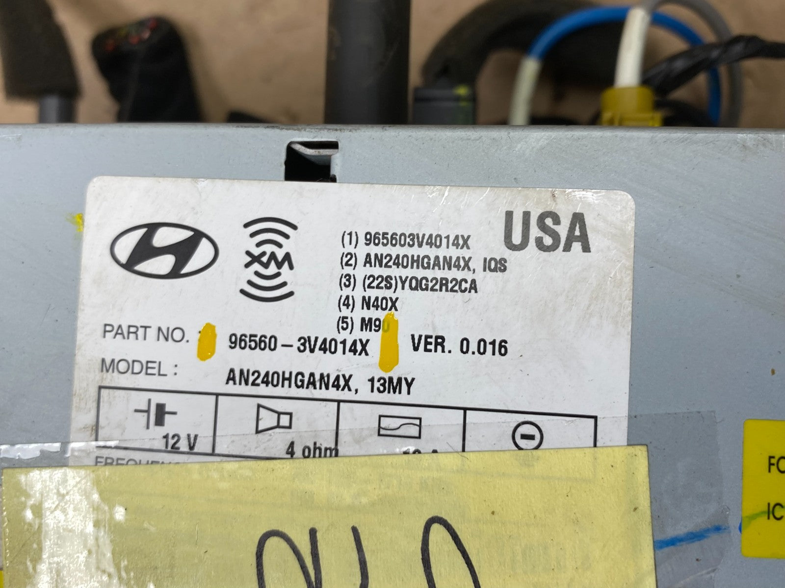 2012-2013 Hyundai Azera Am Fm Cd Player Radio Receiver Oem  T4537 DG5