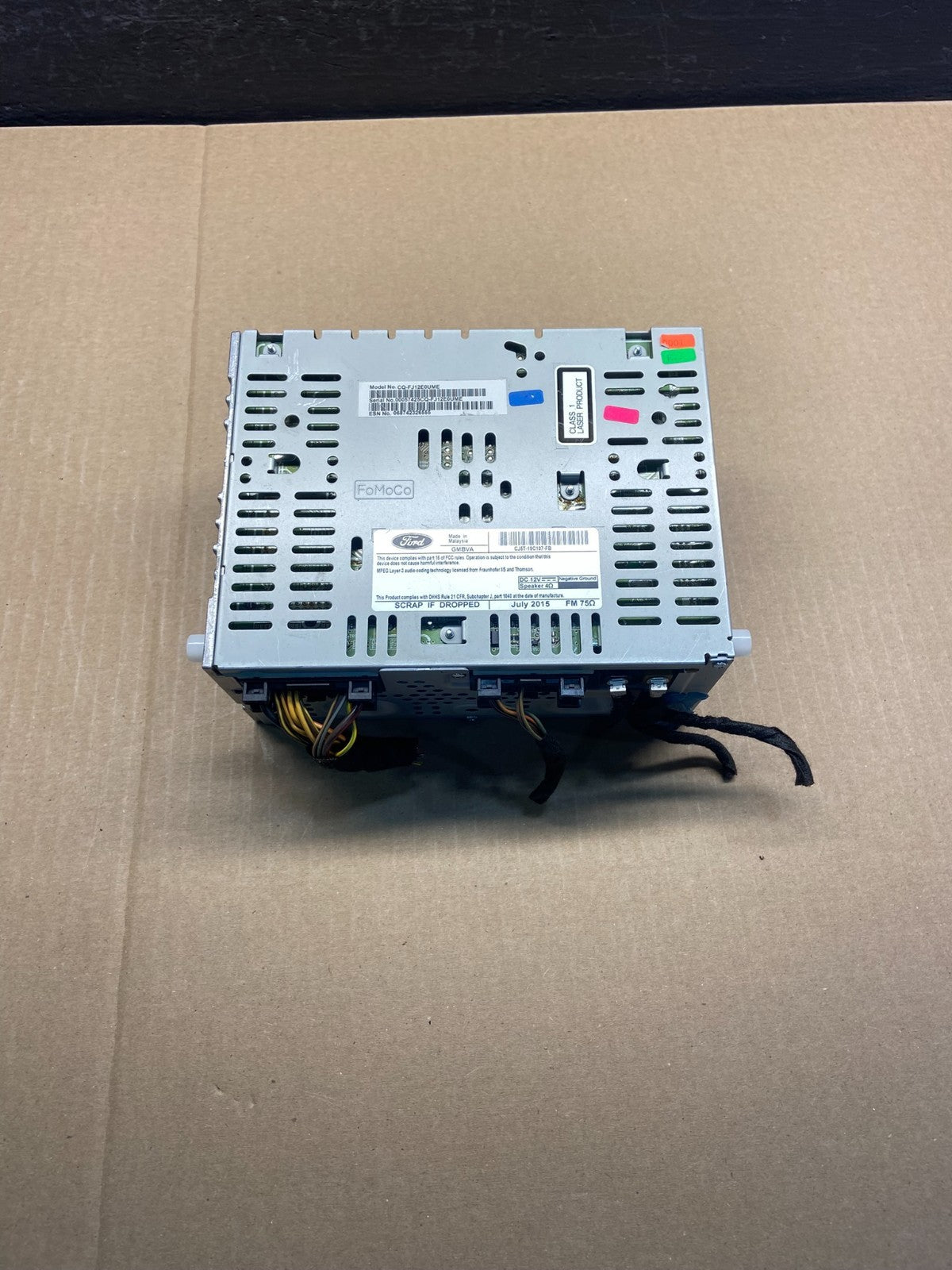 2015 2016 Ford Escape Radio Receiver ID CJ5T-19C107-HB ac8977 DG4