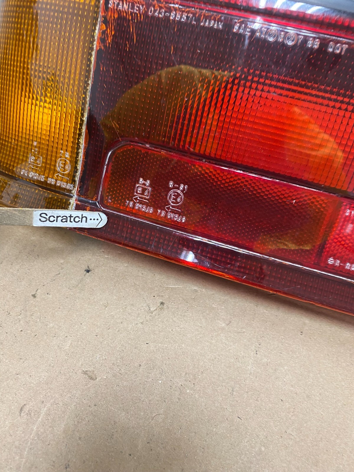 1989 to 1992 Mitsubishi Colt Hatchback Left Driver Side Tail Light Oem M3460 DG3