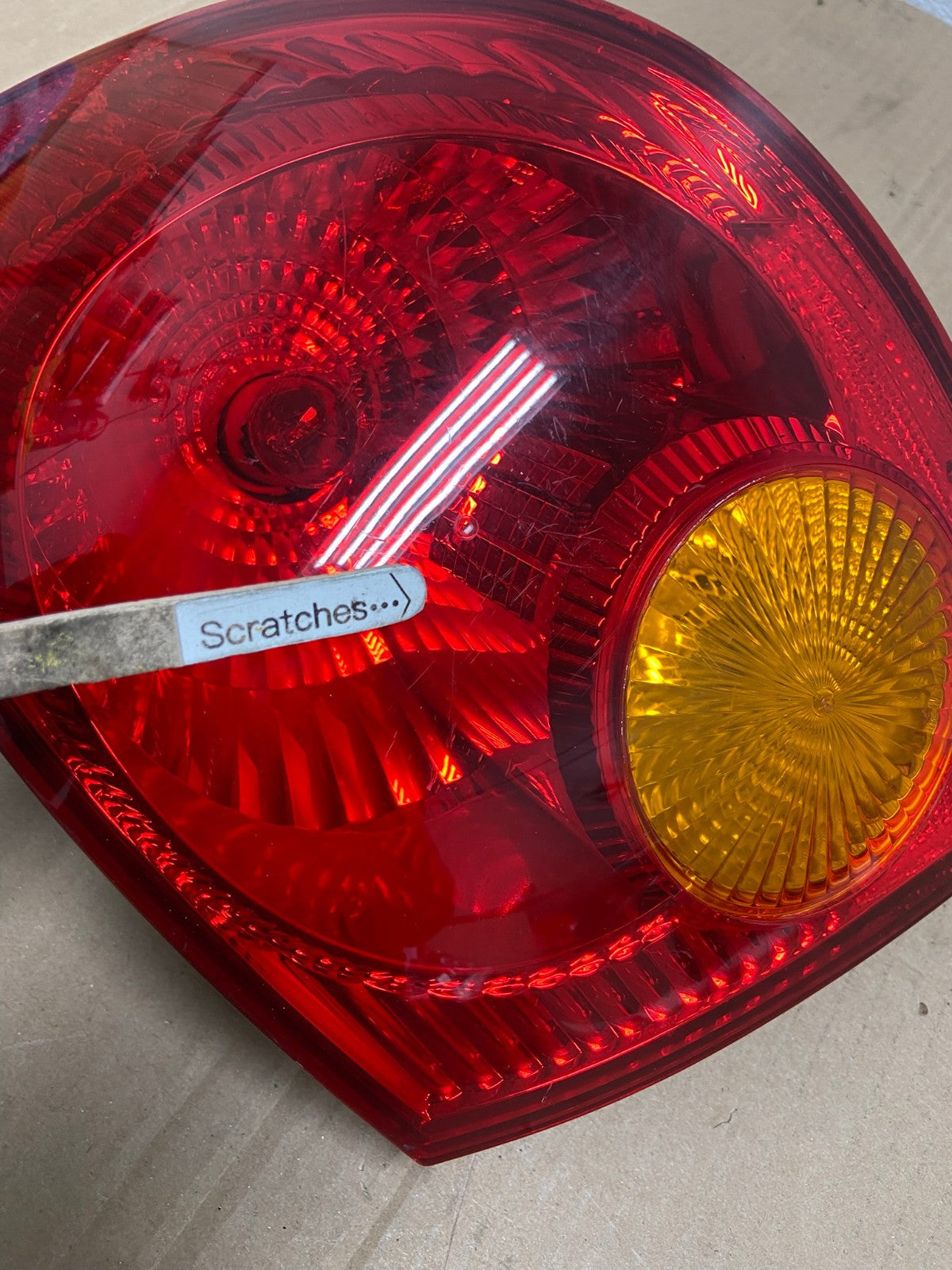 2003 to 2005 Toyota Corolla Right Passenger RH Side Tail Light AE9119 LK3