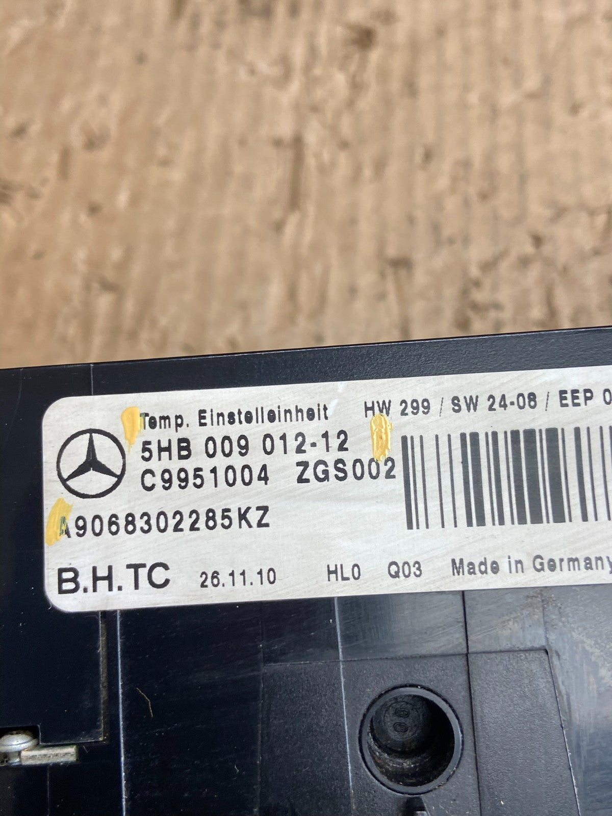 2007 2008 2009 Mercedes Dodge Sprinter A/C AC Climate Control Panel Oe AF1505 DG4