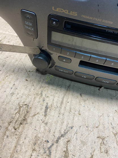 2002-2006 Lexus ES330 Es300 Radio Receiver Tape CD Air Vent Bezel Q2029 DG1