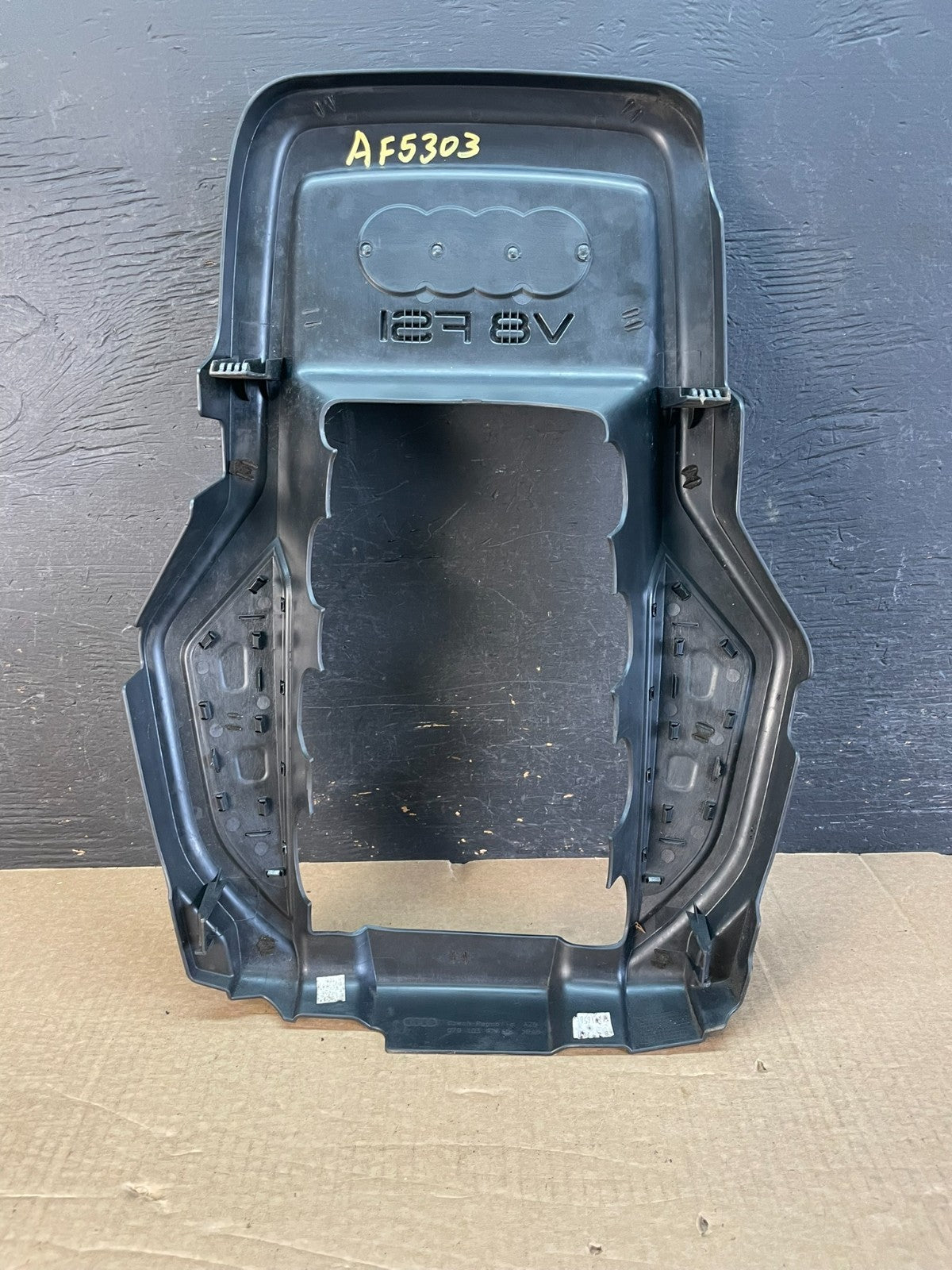2011-2012 Audi D4 A8L A8 4.2L Engine Black Cover Trim 079103925 AF5303 DG5