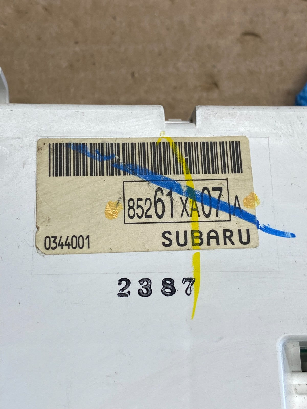 2008 2014 Subaru Tribeca Radio Player Information Screen Display AG6257 DG4