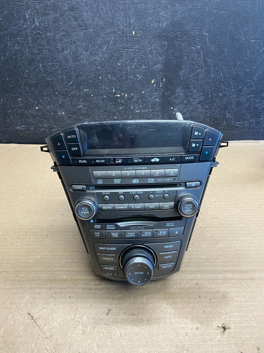 2007 to 2009 Acura Mdx Radio Stereo 6 CD Player Climate Control Pan OE AH1533 DG0